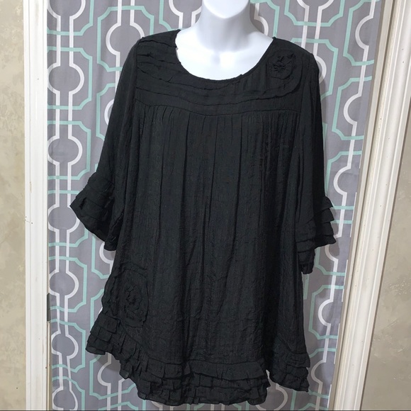 Shimmer black tunic - Picture 3 of 7